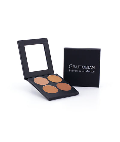 Ultra HD Matte Bronzer Palette (paleta de polvos bronceadores) - graftobian-mexico