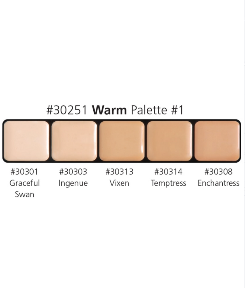 Ultra HD Foundation Palettes – Glamour Crème™  (paletas de base de maquillaje en crema) - graftobian-mexico