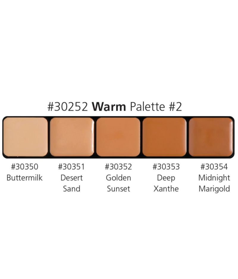 Ultra HD Foundation Palettes – Glamour Crème™  (paletas de base de maquillaje en crema) - graftobian-mexico