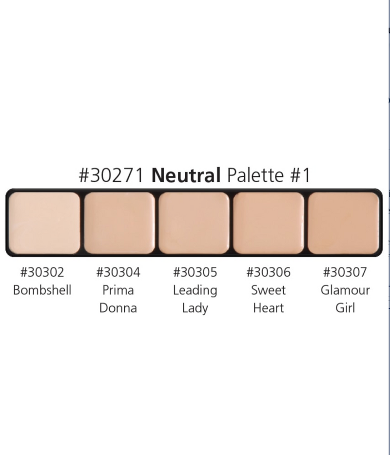 Ultra HD Foundation Palettes – Glamour Crème™  (paletas de base de maquillaje en crema) - graftobian-mexico