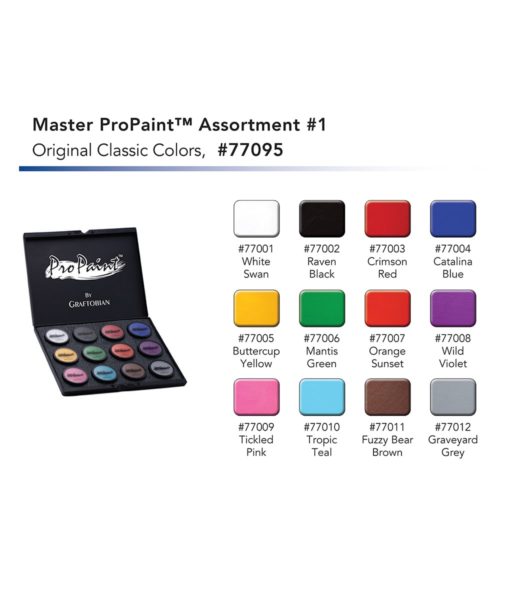 Master ProPaint Box Pintura Facial y Corporal - graftobian-mexico